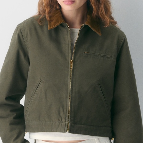 Olive Green Women's Jacket - Picture 1 of 14